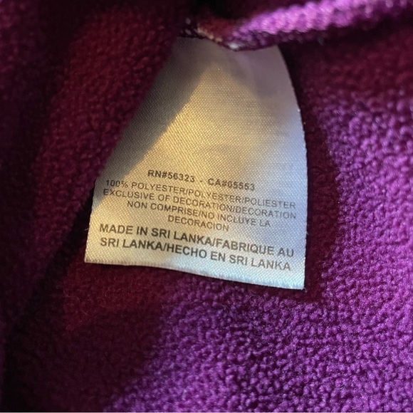 Nike Vintage Therma-FIT Women’s Size XS Full-zip Fleece Jacket Purple - Picture 6 of 6